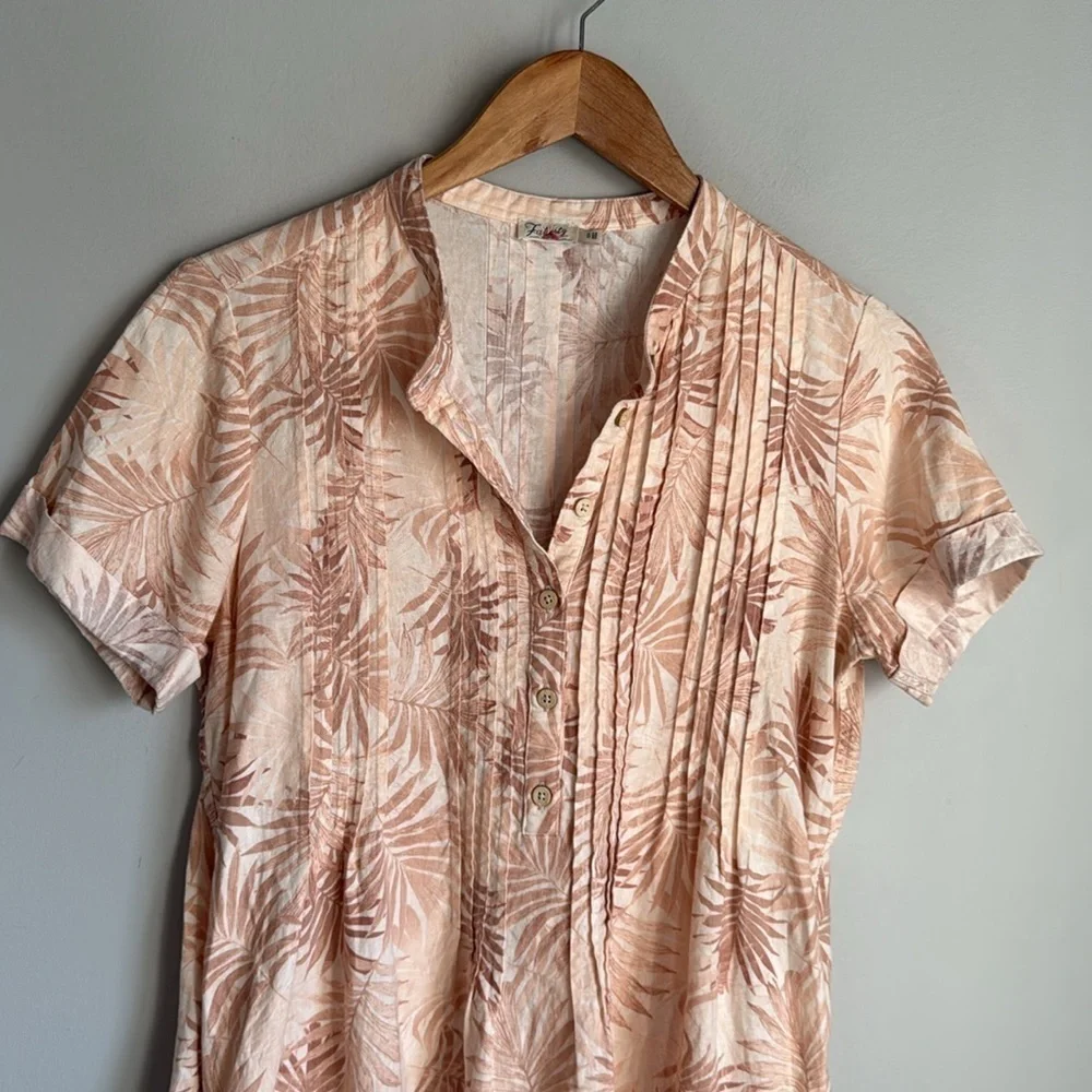 Faherty Gemina Linen Dress Small